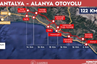 Antalya-Alanya Otoyolu 36 Dakikaya İnecek