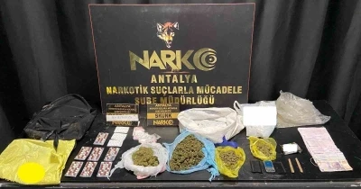 Antalya&rsquo;da uyuşturucu operasyonlarında 13 kişi tutuklandı
