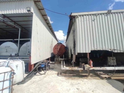 Asfalt &uuml;retim tesisinde ka&ccedil;ak akaryakıt &uuml;retimi: 1 g&ouml;zaltı
