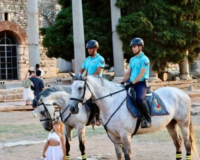 Atlı jandarma birlikleri g&ouml;rev başında