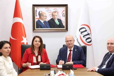 ATO Başkanı Baran: "İmzalanan protokol, &uuml;lkemizin iş g&uuml;venliğine ve &uuml;retim kalitesine doğrudan katkı sağlayacak"

