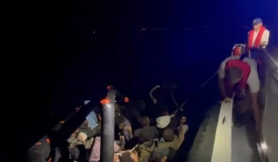 Aydın&rsquo;da 38 d&uuml;zensiz g&ouml;&ccedil;men kurtarıldı