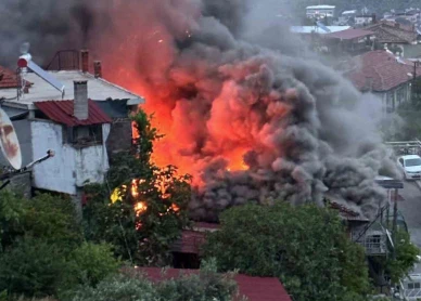 Aydın&rsquo;&rsquo;da ev yangını