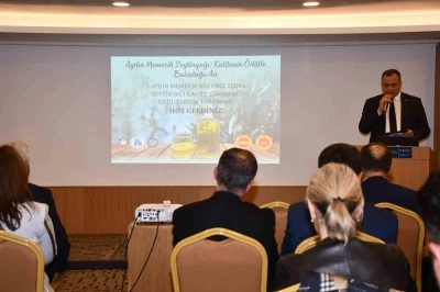 Aydın Memecik Naturel Sızma Zeytinyağı Kalitesi &ouml;d&uuml;llendirildi
