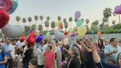 Babasının sosyal medya paylaşımı &uuml;zerine g&ouml;ky&uuml;z&uuml;, Yağmur&rsquo;un umut balonlarıyla rengarenk oldu