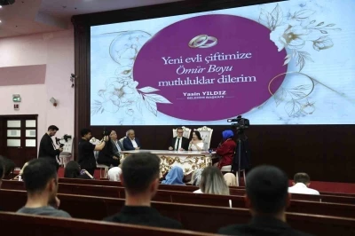 Bağcılar&rsquo;da nikah masasında 05.05.2025 yoğunluğu
