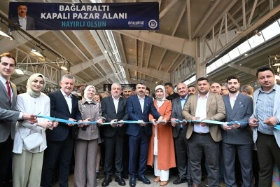 Bağlaraltı'na modern pazar alanı