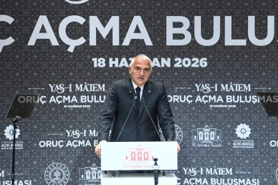 Bakan Ersoy: "Hz. H&uuml;seyin b&uuml;t&uuml;n &ccedil;ağların mazlumlarının serdarıdır"