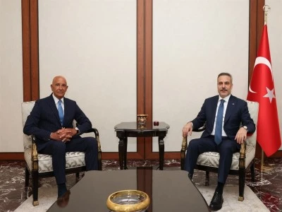 Bakan Fidan, ABD B&uuml;y&uuml;kel&ccedil;isi Barrack'ı kabul etti