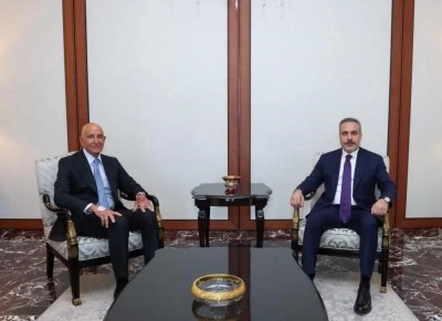 Bakan Fidan, ABD B&uuml;y&uuml;kel&ccedil;isi Gorka&rsquo;yı kabul etti