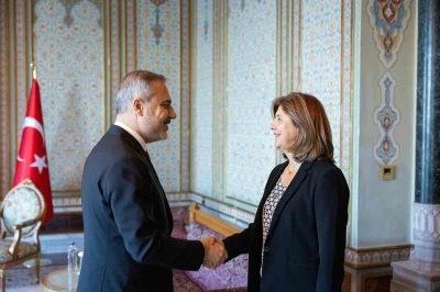 Bakan Fidan, BM Kıbrıs Şahsi Temsilcisi Holgun&rsquo;i kabul etti