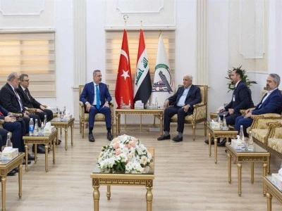 Bakan Fidan, Haşdi Şabi Komisyonu Başkanı Fayyad ile bir araya geldi