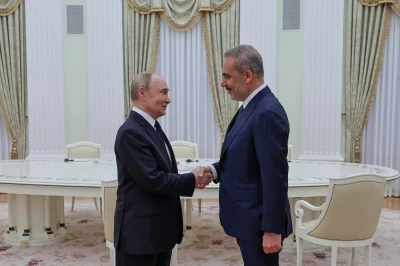 Dışişleri Bakanı Hakan Fidan, Putin ile bir araya geldi