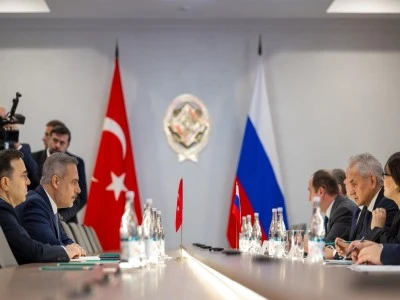 Bakan Fidan, Rusya Devlet G&uuml;venlik Konseyi Sekreteri Şoygu ile g&ouml;r&uuml;şt&uuml;