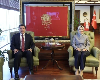 Bakan G&ouml;ktaş ve Bakan Tun&ccedil; bir araya geldi