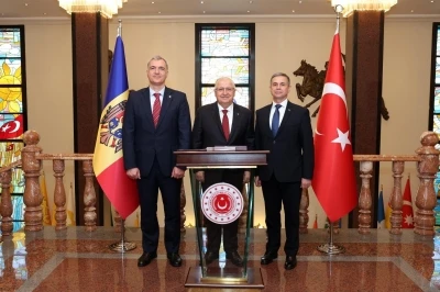 Bakan G&uuml;ler, Moldova Başbakan Yardımcısı Osmochescu ile g&ouml;r&uuml;şt&uuml;