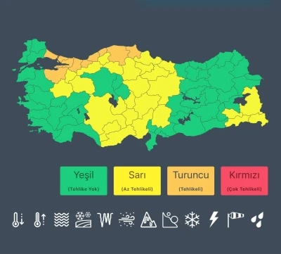 Bakan Kurum: "Yarın yağışlara karşı 10 ilimiz i&ccedil;in turuncu kodlu uyarı yapıldı"
