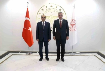 Bakan Memişoğlu, Yemen Sağlık Bakanı Bahaibah ile g&ouml;r&uuml;şt&uuml;