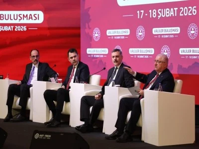 Bakanlar ve MİT Başkanı Kalın, 'Valiler Buluşması'na katıldı