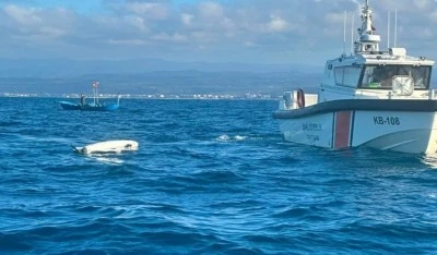 Balık tutmak i&ccedil;in a&ccedil;ıldıkları denizde dron buldular