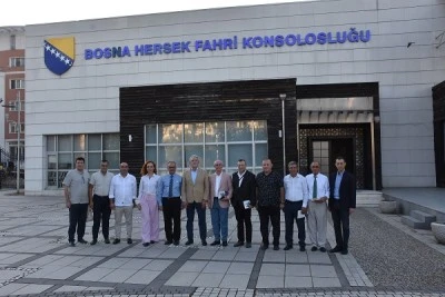 Balkan derneklerinden Bursa Bosna Hersek Fahri Konsolosluğu'na ziyaret
