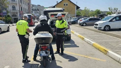 Bandırma&rsquo;da trafikte sıkı denetim

