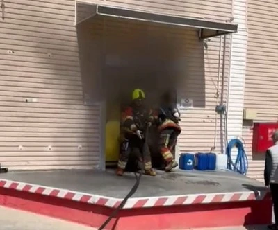 Bandırma-Karacabey yolunda damızlık tesisinde yangın