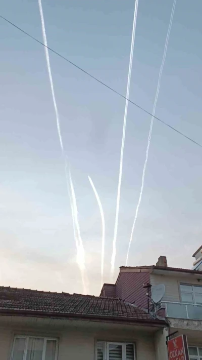 Bartın semalarında ilgin&ccedil; g&ouml;r&uuml;nt&uuml;
