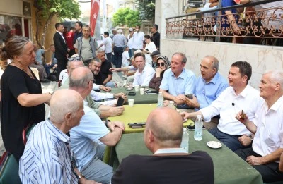 Başkan Aydın Osmangazi&rsquo;nin nabzını sahada tuttu