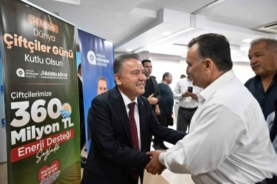 Başkan B&ouml;cek, &Ccedil;ift&ccedil;iler G&uuml;n&uuml;&rsquo;nde &uuml;reticilerle buluştu
