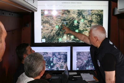 Başkan Bozbey: Yangının y&ouml;n&uuml; belli değil, daha fazla hava desteği gerekli