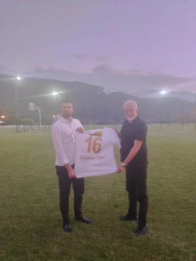 Başkan Enes &Ccedil;elik'ten Hasan Altınsu'ya Ziyaret 