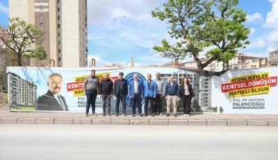 Başkan Palancıoğlu: "Aydınlıkevler Mahallemizde kentsel d&ouml;n&uuml;ş&uuml;m&uuml;n ilk adımını attık"
