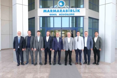 Başkan &Ouml;zdemir&rsquo;den Marmarabirlik&rsquo;e hayırlı olsun ziyareti