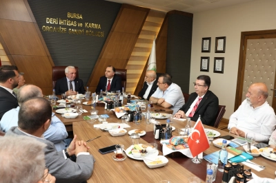 Başkan Şadi &Ouml;zdemir sanayicilerle buluştu