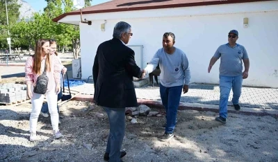 Başkan Topaloğlu il&ccedil;e genelindeki &ccedil;alışmaları denetledi
