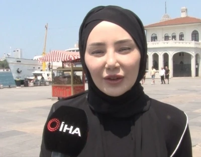 Baş&ouml;rt&uuml;s&uuml; nedeniyle işletmeye alınmadığı iddia edilen kadın konuştu