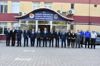 Başsavcı Arısoy, Aydın E Tipi Cezaevi&rsquo;ndeki &ccedil;alışmaları değerlendirdi