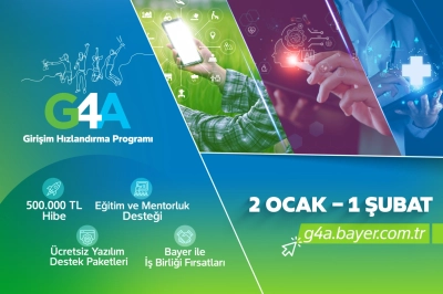 Bayer&rsquo;in G4A Girişim Hızlandırma Programı&rsquo;na Başvurmak i&ccedil;in Son 1 Hafta