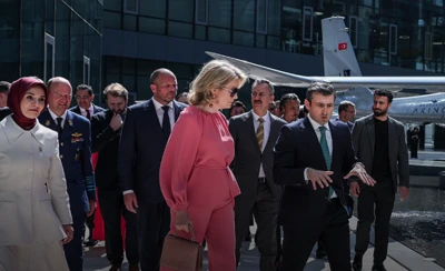Bel&ccedil;ika Krali&ccedil;esi Mathilde, Baykar&rsquo;ı ziyaret etti
