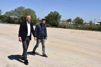 Belediyeden Ortasarıbey&rsquo;e hizmet &ccedil;ıkarması
