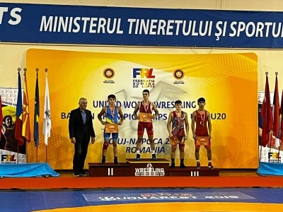 Belediyesporlu g&uuml;reş&ccedil;ilerden 2 madalya