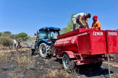 Bergama'daki Orman Yangını Kontrol Altına Alındı