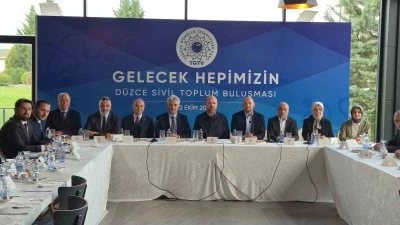 Bilal Erdoğan, D&uuml;zce&rsquo;de STK temsilcileriyle buluştu