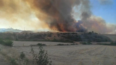 Bilecik&rsquo;te &ccedil;ıkan orman yangını NATO tesislerine sı&ccedil;radı
