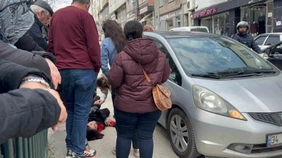 Bilecik&rsquo;te otomobilin &ccedil;arptığı yaya yaralandı