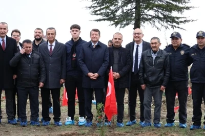 Bilecik&rsquo;te şehitler adına fidan dikimi ger&ccedil;ekleştirildi