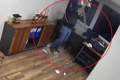 Bir anlık dalgınlık sonrası kendini alt katta buldu