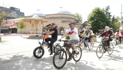 Bisiklet tutkunları Bursa Yenişehir&rsquo;de buluştu