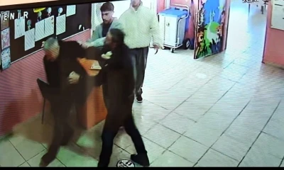 Bitlis'te okul m&uuml;d&uuml;rlerine saldırı kamerada
